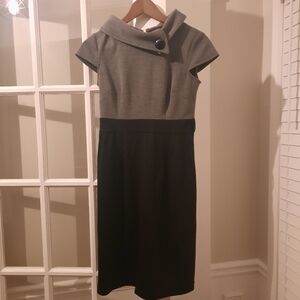 Dress Barn, Women's size 4 black and gray dress, preowned